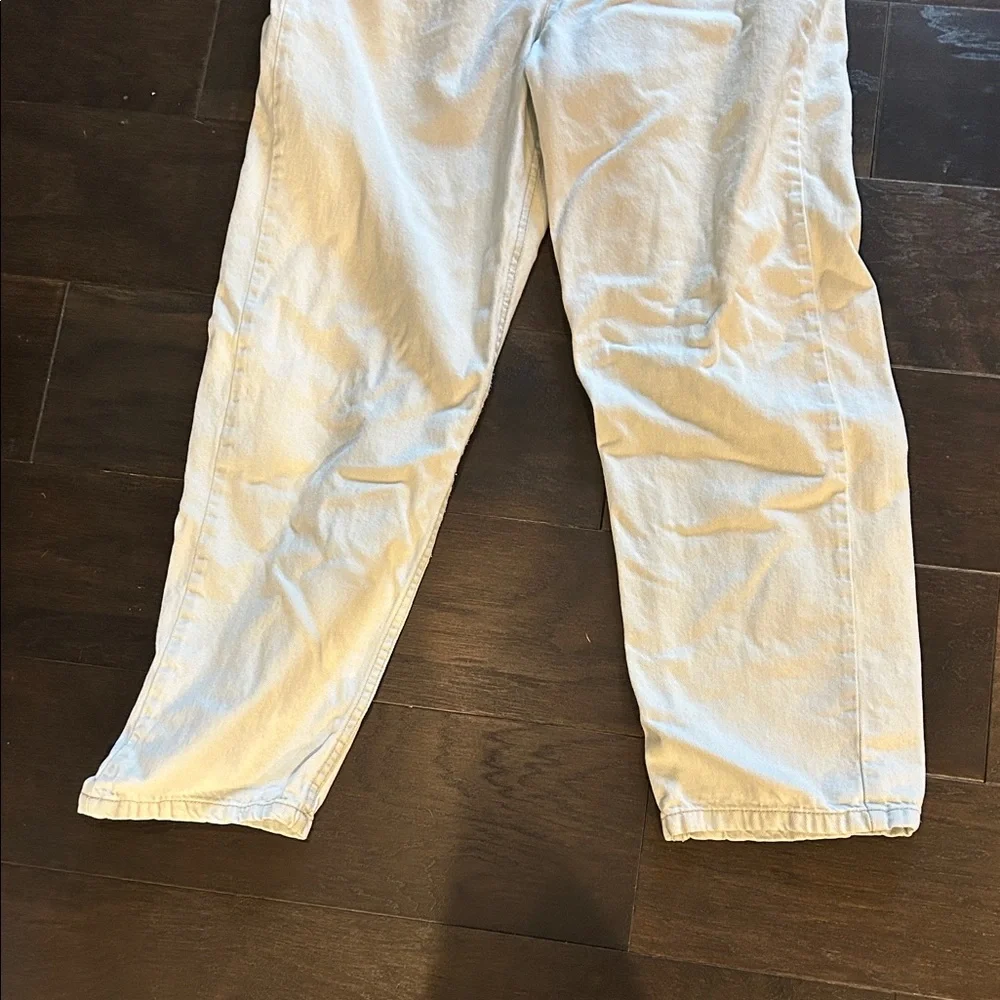 Free People Soft Blue Women's Denim Overalls - Picture 2 of 5